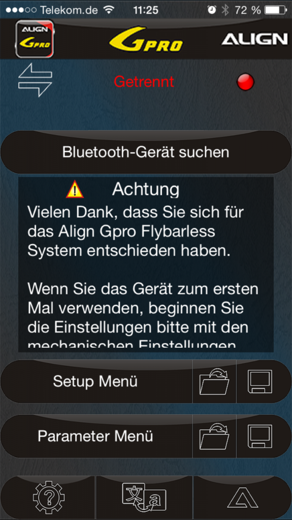 Align Gpro ModellbauApps